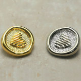 20MM Metal love snap button charms