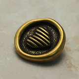 20MM Metal love snap button charms