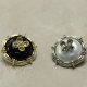 22MM Metal Clover flower snap button charms