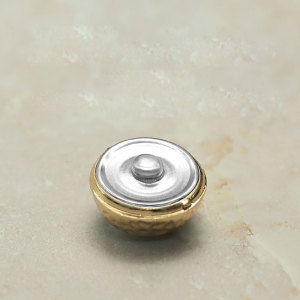 22MM Metal pearl snap button charms