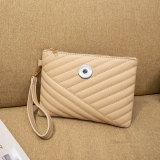 Embroidered mobile phone bag, fashionable handheld bag fit 20MM Snaps button jewelry wholesale