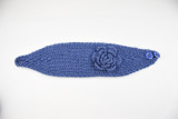Warm Camellia Flower Headband Knitted Woolen Hair Band Ear Protector Headcover Hair Accessories