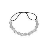 Christmas Makeup Ball Hair with Notes and Diamond Chain Party elasticity Headwear