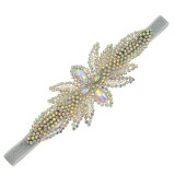 Christmas Makeup Ball Hair with Notes and Diamond Chain Party elasticity Headwear