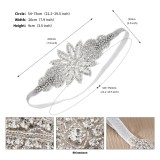 Christmas Makeup Ball Hair with Notes and Diamond Chain Party elasticity Headwear