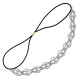 Christmas Makeup Ball Hair with Notes and Diamond Chain Party elasticity Headwear