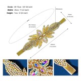 Christmas Makeup Ball Hair with Notes and Diamond Chain Party elasticity Headwear