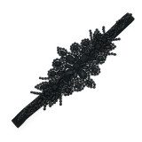 Christmas Makeup Ball Hair with Notes and Diamond Chain Party elasticity Headwear