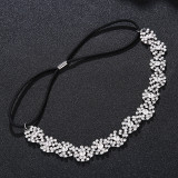 Christmas Makeup Ball Hair with Notes and Diamond Chain Party elasticity Headwear