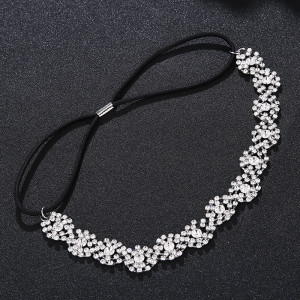 Christmas Makeup Ball Hair with Notes and Diamond Chain Party elasticity Headwear