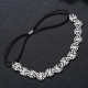 Christmas Makeup Ball Hair with Notes and Diamond Chain Party elasticity Headwear