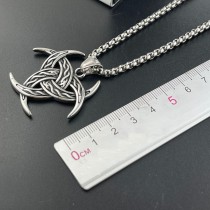 60CM Stainless Steel Viking Celtic Pendant Necklace