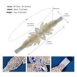 Christmas Makeup Ball Hair with Notes and Diamond Chain Party elasticity Headwear