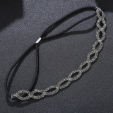 Christmas Makeup Ball Hair with Notes and Diamond Chain Party elasticity Headwear