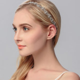 Christmas Makeup Ball Hair with Notes and Diamond Chain Party elasticity Headwear