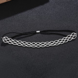 Christmas Makeup Ball Hair with Notes and Diamond Chain Party elasticity Headwear