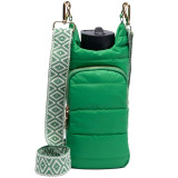 Portable down bottle cover, fashionable insulation cup cover, multifunctional water bottle protection bag, outdoor waterproof crossbody bag