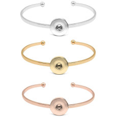 Lucky Opening Alloy Bracelet fit 20MM  Snaps button jewelry wholesale