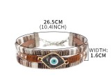 Bohemian retro hand woven bracelet Devil's Eye bracelet