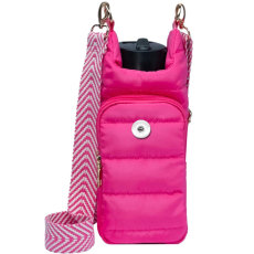Portable down bottle cover, fashionable insulation cup cover, multifunctional water bottle protection bag, outdoor waterproof crossbody bag fit 20MM Snaps button jewelry wholesale