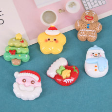 20MM Cute cartoon Christmas Resin snap button charms