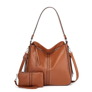 Leather Fashion Trend Large Capacity One Shoulder Tote Bun Mother Bag Casual Crossbody Bag