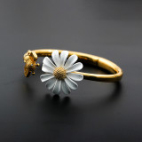 Little Daisy Open Ring Earrings Necklace Bracelet