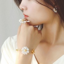 Little Daisy Open Ring Earrings Necklace Bracelet