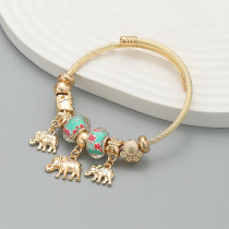 Alloy Elephant Bracelet