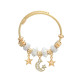 Alloy Star Moon Bracelet
