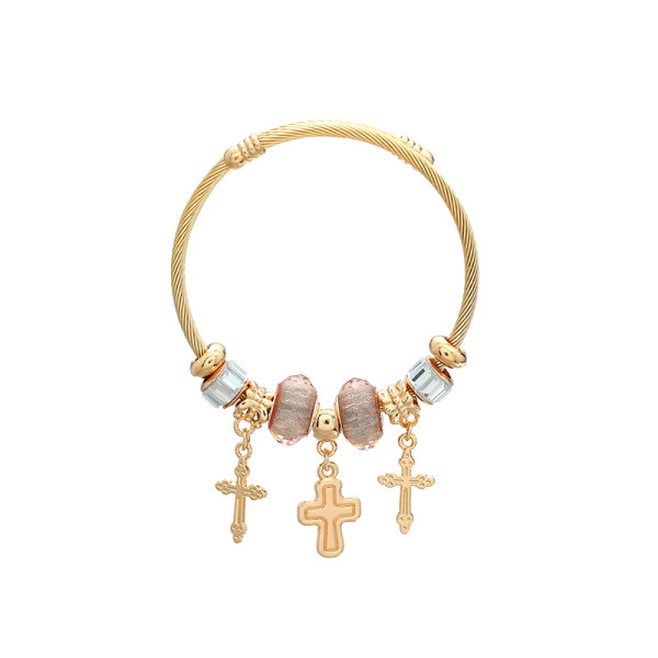 Alloy Cross Bracelet