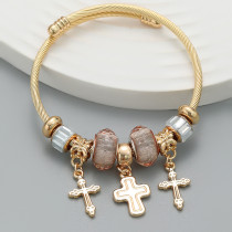 Alloy Cross Bracelet