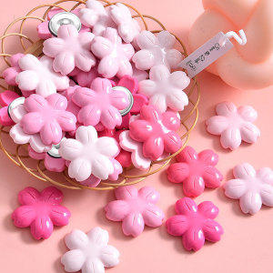 20MM sakura flowers Resin snap button charms