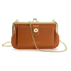 Multi slot and multifunctional mobile phone bag, shell bag, single shoulder crossbody chain bag, clip frame bag fit 20MM Snaps button jewelry wholesale