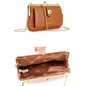 Multi slot and multifunctional mobile phone bag, shell bag, single shoulder crossbody chain bag, clip frame bag fit 20MM Snaps button jewelry wholesale