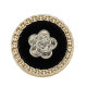 23MM Metal  flower snap button charms