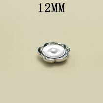 12MM Metal  flower snap button charms