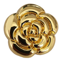 23MM Metal  flower snap button charms