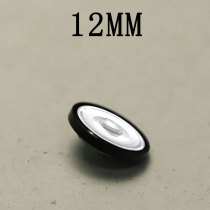 12MM Metal  flower snap button charms