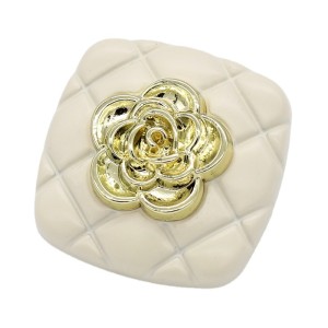 22MM Metal  flower snap button charms