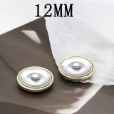 12MM Metal  pearl snap button charms