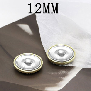 12MM Metal  pearl snap button charms