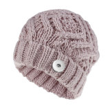 Autumn and Winter Knitted Duck Tongue Hat Fashion and Warm Versatile Beret fit 20MM Snaps button jewelry wholesale