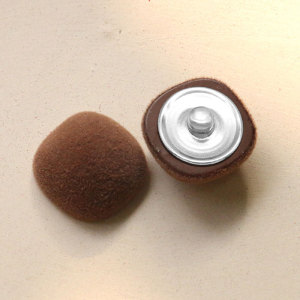 20MM  flocking snap button charms