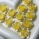 20MM rose Resin snap button charms