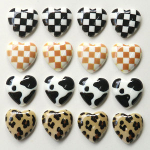 20MM Valentine's Day Love Resin snap button charms