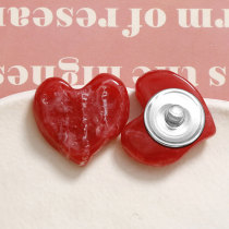 20MM Valentine's Day Love Resin snap button charms