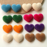 20MM Valentine's Day Love flocking snap button charms