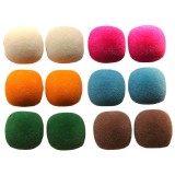 20MM  flocking snap button charms