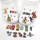 Football Kid junior style silicone bracelet  PVC luminous cartoon accessories creative Cartoon